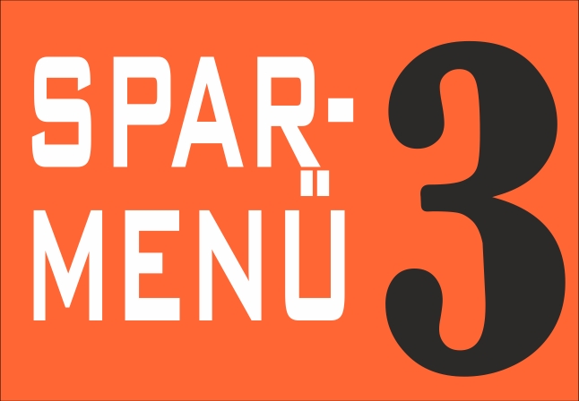 Sparmenü 3